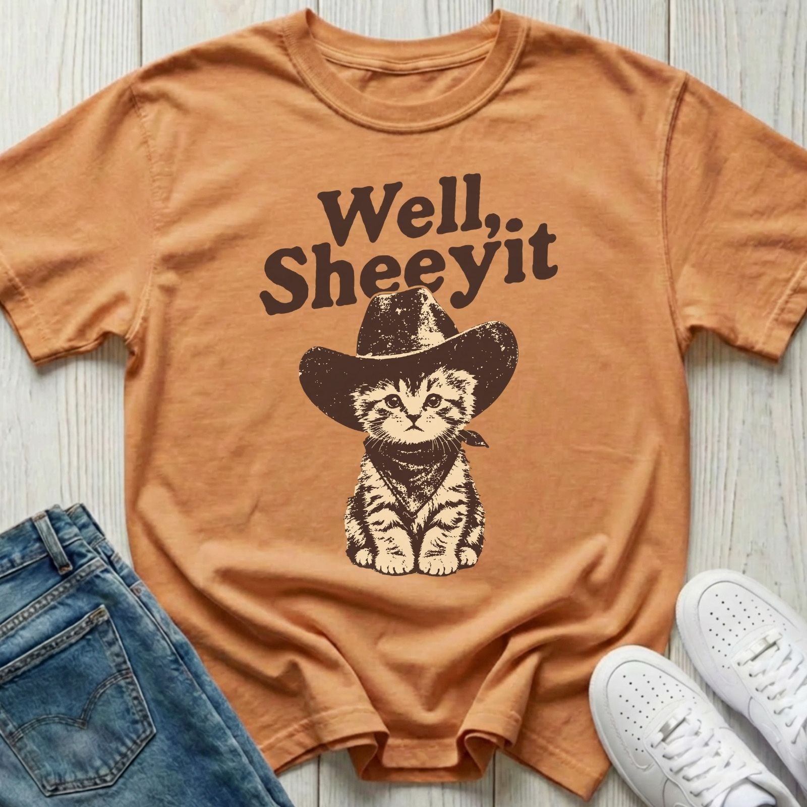Well Sheeyit Kitten T-shirt