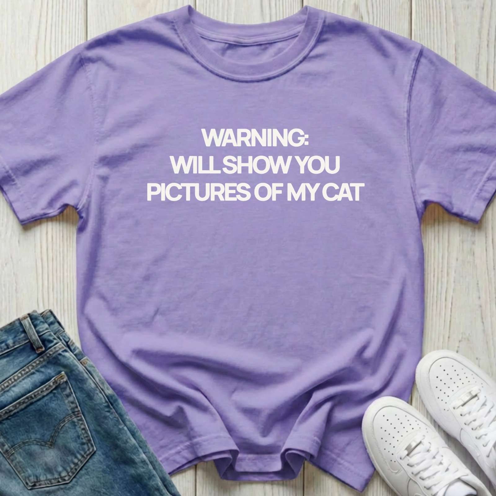 Will Show You Pictures of My Cat T-shirt