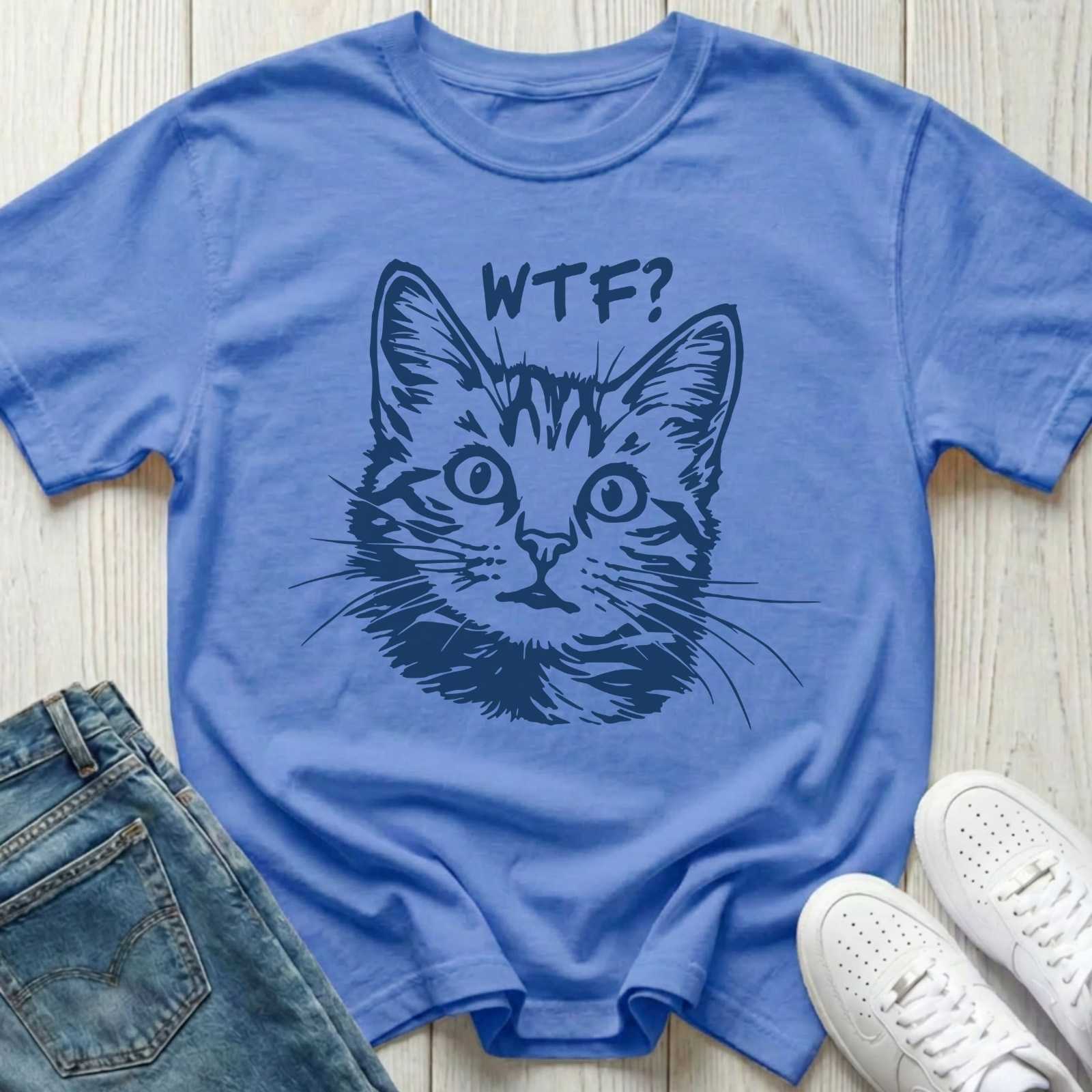 WTF Cat T-shirt